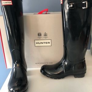 Hunter High Gloss Rain Boots